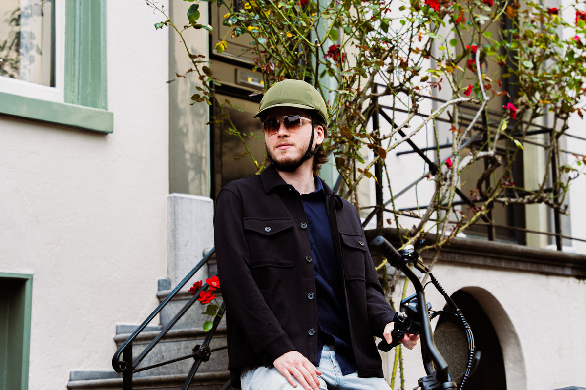 AMS-Groen – Complete Fietshelmset